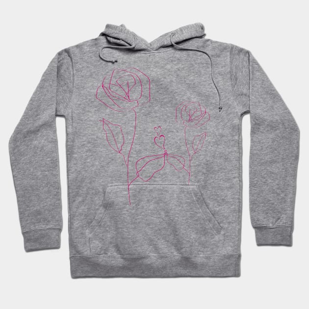 Amour des fleures Hoodie by Zinoo